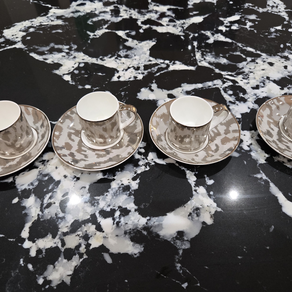 DVF Stylish Animal Print Espresso Cup Set